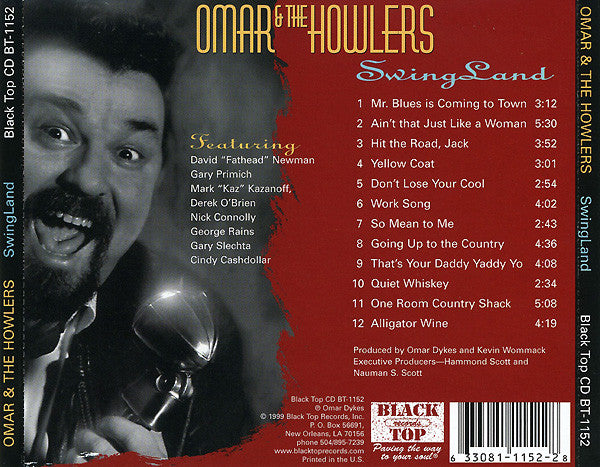 Omar And The Howlers : Swingland (CD, Album)