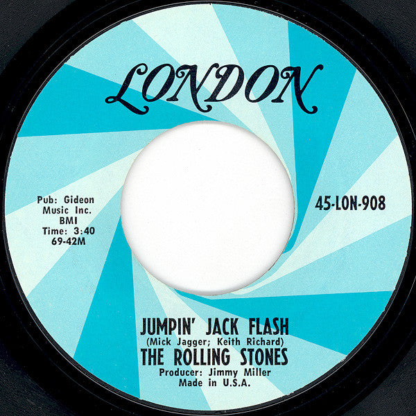 The Rolling Stones : Jumpin' Jack Flash (7", Single)