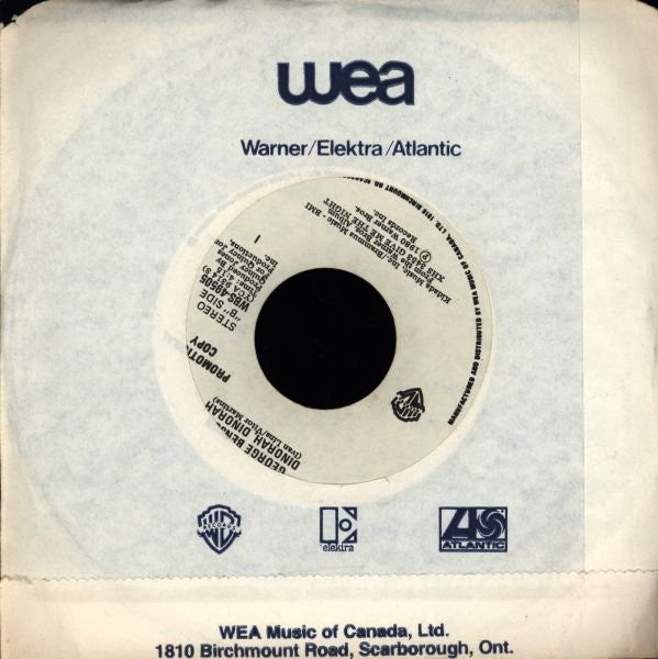 George Benson : Give Me The Night (7", Promo, Whi)