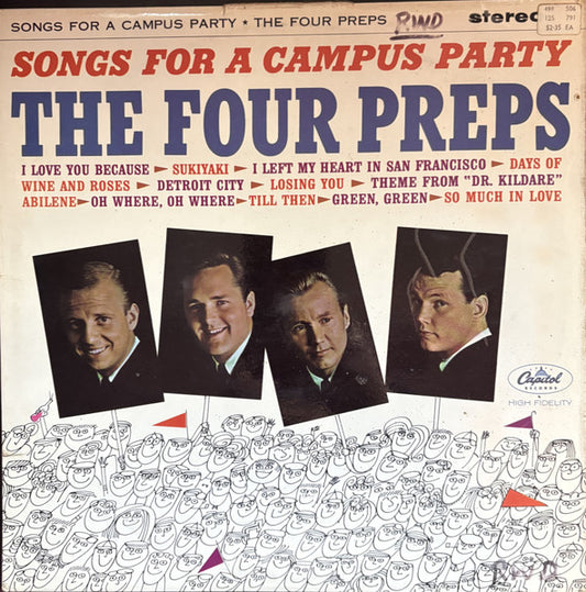 The Four Preps : Songs For A Campus Party (LP)