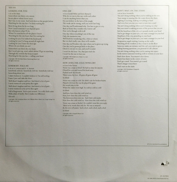 Roger Daltrey : Parting Should Be Painless (LP, Album)