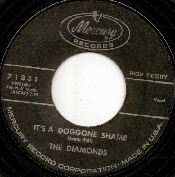The Diamonds : One Summer Night / It's A Doggone Shame (7", Single, Styrene, All)