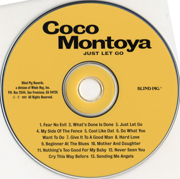Coco Montoya : Just Let Go (CD, Album)