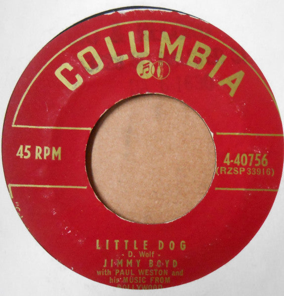 Jimmy Boyd : Little Dog / Don't Forget To Say Your Prayers (7")