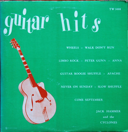 Jack Hammer And The Cyclones : Guitar Hits (LP, Album, Mono)