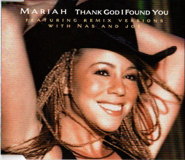 Mariah Carey Featuring Remix Versions With Nas And Joe : Thank God I Found You (CD, Single)