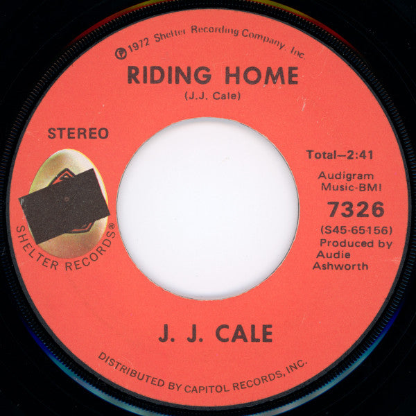 J.J. Cale : Lies / Riding Home (7", Single, Win)