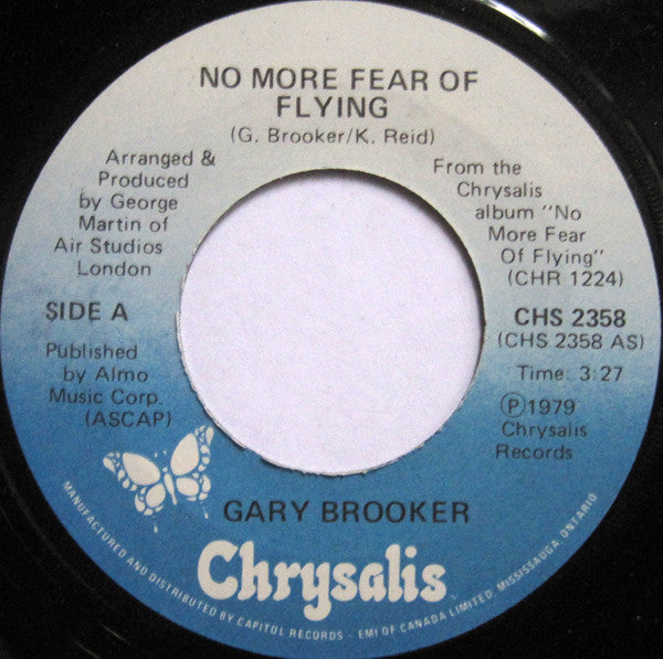 Gary Brooker : No More Fear Of Flying (7", Single)