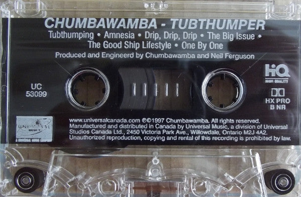 Chumbawamba : Tubthumper (Cass, Album, Dol)