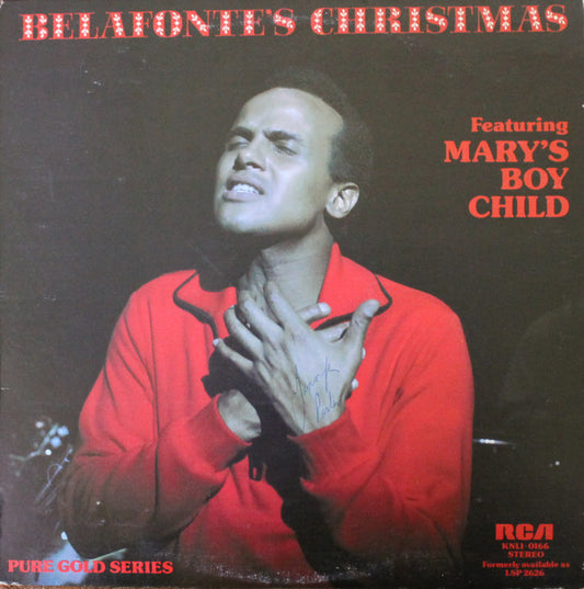 Harry Belafonte : Belafonte's Christmas (LP, Album, RE)