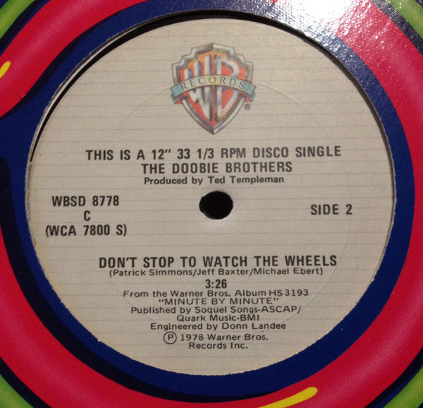 The Doobie Brothers : What A Fool Believes (12")