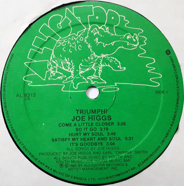 Joe Higgs : Triumph! (LP, Album)