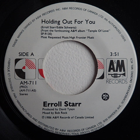 Erroll Starr : Holding Out For You (7", Single)