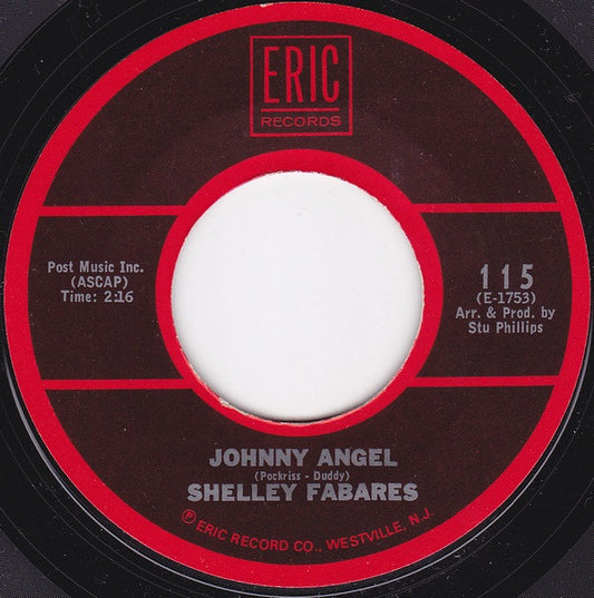 Shelley Fabares : Johnny Angel / Johnny Loves Me (7", Single, RP)