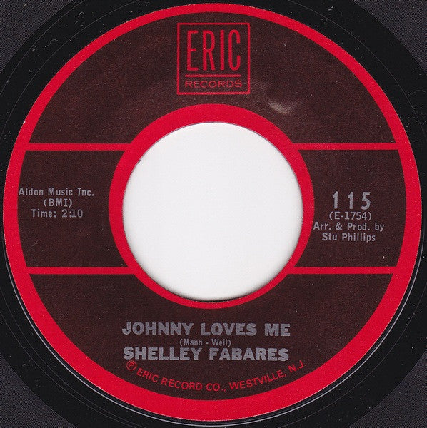 Shelley Fabares : Johnny Angel / Johnny Loves Me (7", Single, RP)