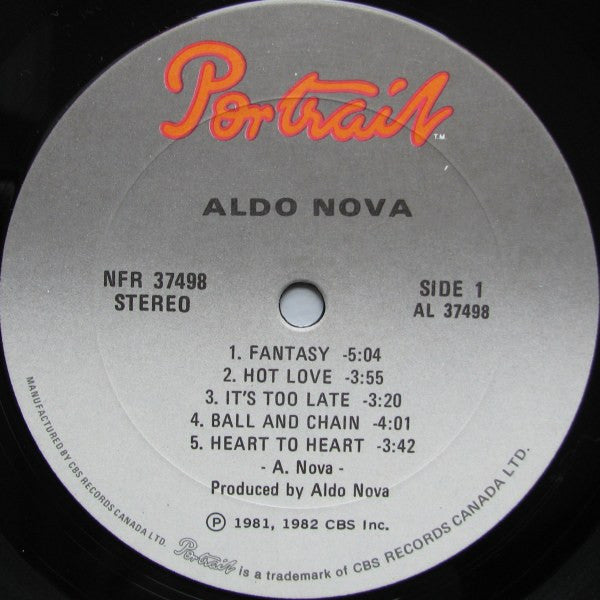Aldo Nova : Aldo Nova (LP, Album)