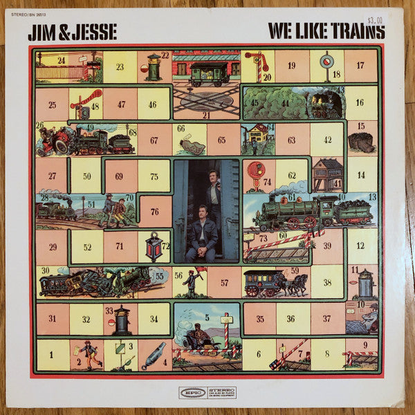 Jim & Jesse : We Like Trains (LP, Album)