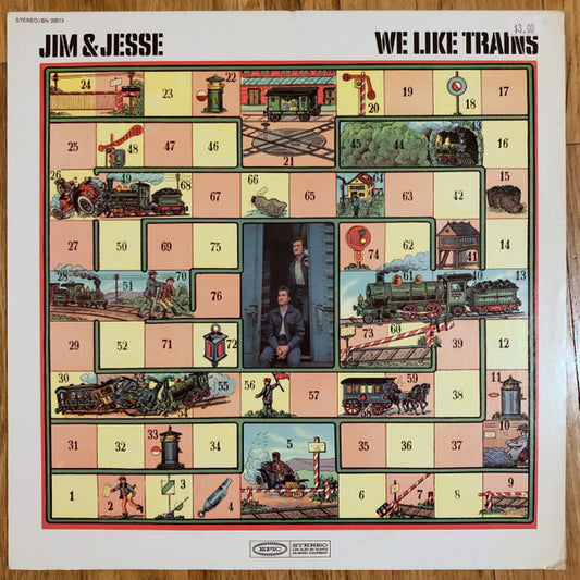 Jim & Jesse : We Like Trains (LP, Album)