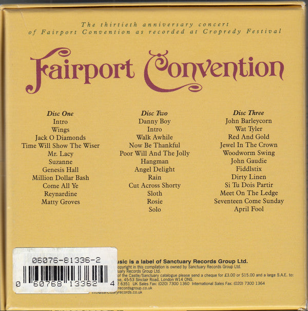 Fairport Convention : The Cropredy Box (3xCD, Album, RE)