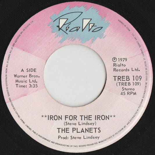 The Planets (2) : Iron For The Iron (7", Single)