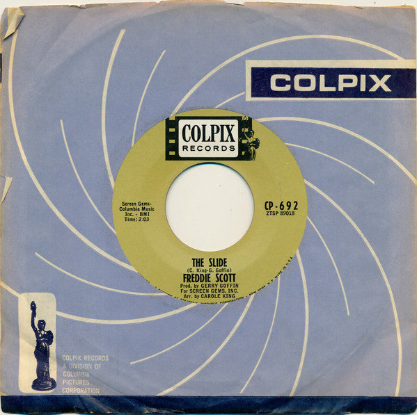 Freddie Scott (2) : Hey, Girl / The Slide (7", Single, Styrene, Bri)