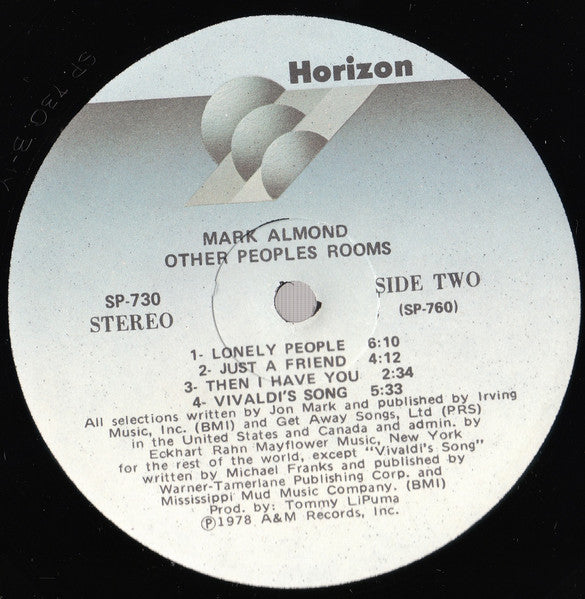 Mark-Almond : Other Peoples Rooms (LP, Album)