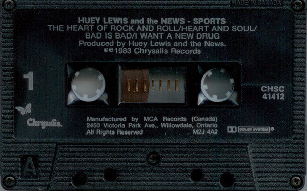 Huey Lewis And The News* : Sports (Cass, Album, Dol)