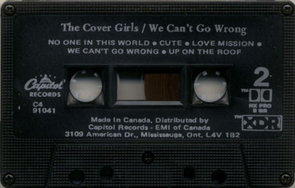 The Cover Girls : We Can't Go Wrong (Cass, Album, Dol)