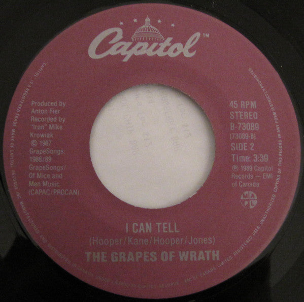 The Grapes Of Wrath : All The Things I Wasn't (7")