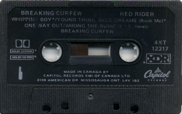 Red Rider : Breaking Curfew (Cass, Album, Dol)