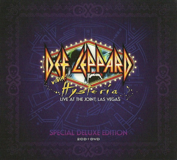 Def Leppard : Viva! Hysteria - Live At The Joint, Las Vegas (DVD-V, Multichannel, NTSC + 2xCD, Album + Dlx, Dig)