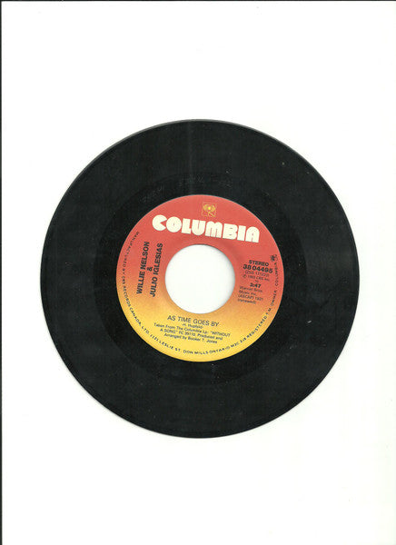 Willie Nelson & Julio Iglesias : As Time Goes By (7", Single)