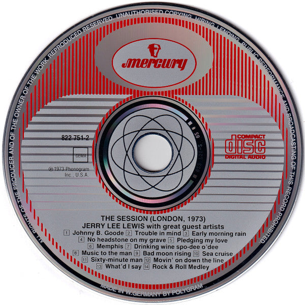 Jerry Lee Lewis : The Session Recorded In London With Great Guest Artists (CD, Album)