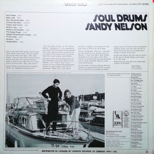 Sandy Nelson : Soul Drums (LP)