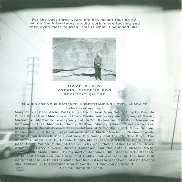 Dave Alvin And The Guilty Men : Interstate City (CD, Album)