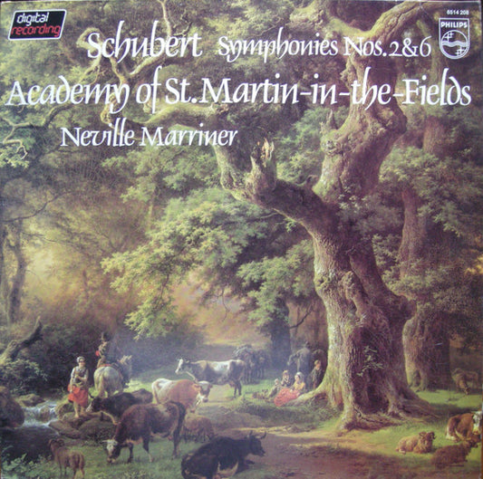 Franz Schubert - The Academy Of St. Martin-in-the-Fields, Sir Neville Marriner : Symphonies Nos. 2 & 6 (LP)