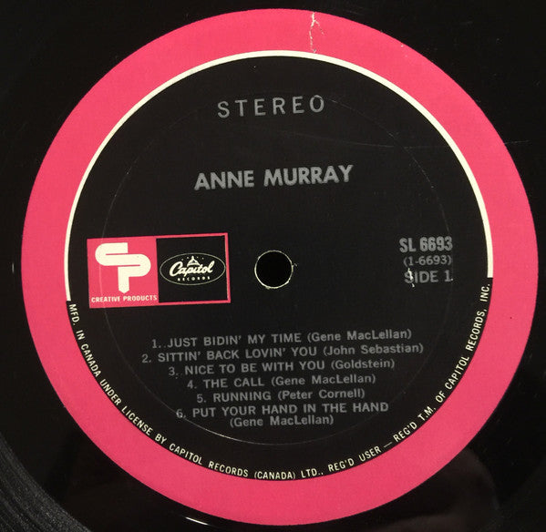 Anne Murray, The Sounds Of Our Times : Anne Murray Plus Instrumentals By The Sounds Of Our Times (LP, Comp)