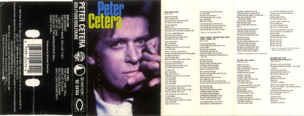 Peter Cetera : Solitude / Solitaire (Cass, Album, Dol)