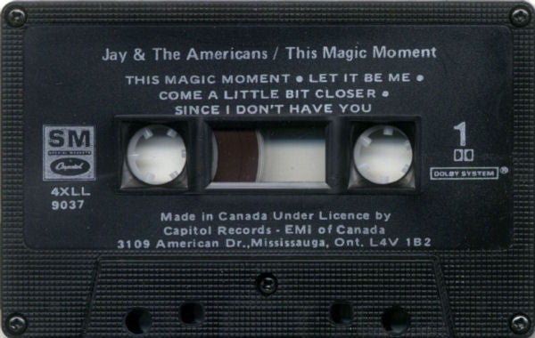 Jay & The Americans : This Magic Moment  (Cass, Comp, RE, Dol)