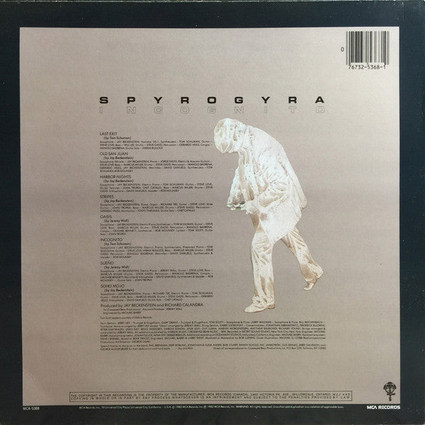 Spyro Gyra : Incognito (LP, Album)