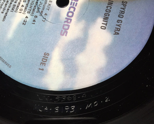 Spyro Gyra : Incognito (LP, Album)