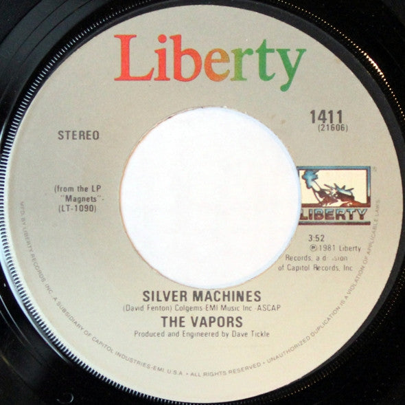 The Vapors : Jimmie Jones (7", Single)