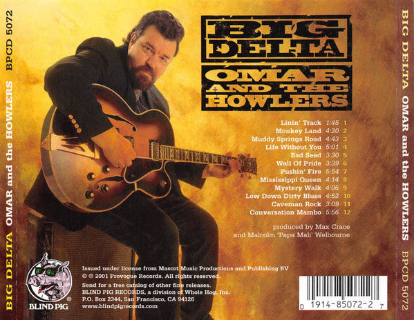 Omar And The Howlers : Big Delta (CD)