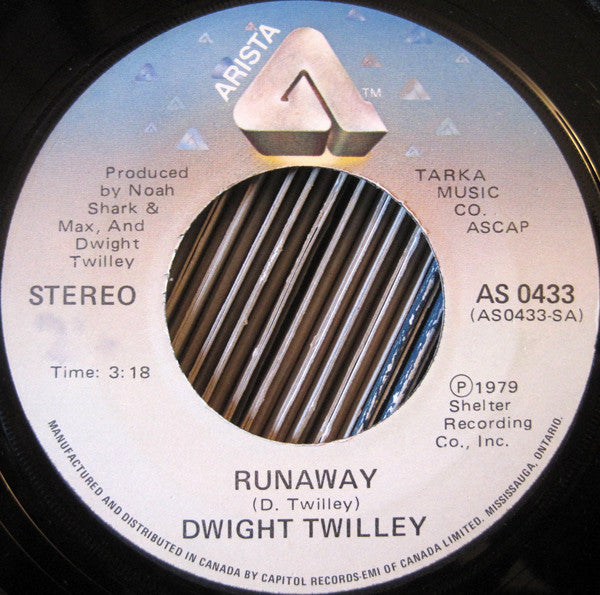Dwight Twilley : Runaway / Burnin' Sand (7")