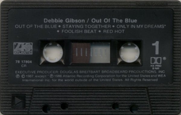 Debbie Gibson : Out Of The Blue (Cass, Album, Dol)