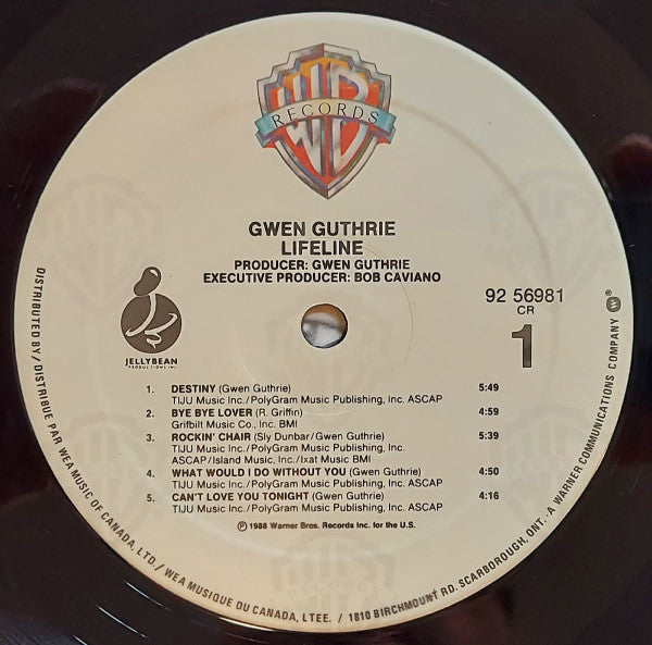Gwen Guthrie : Lifeline (LP, Album)