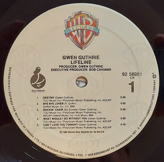 Gwen Guthrie : Lifeline (LP, Album)