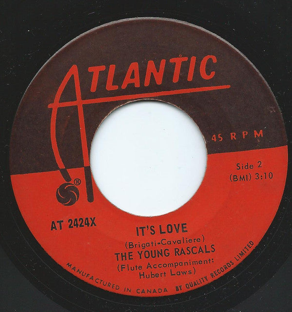 The Young Rascals : A Girl Like You / It's Love (7", Single)