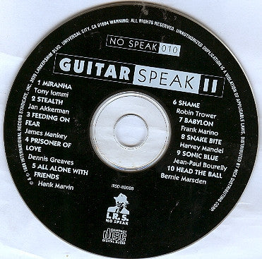 Various : Guitar Speak II (CD, Comp)