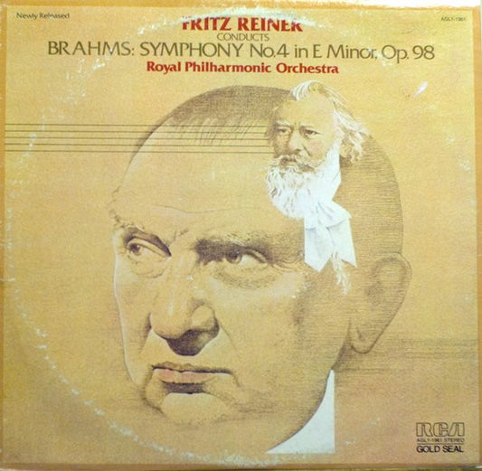 Fritz Reiner Conducts Royal Philharmonic Orchestra :  Symphony No.4 In E Minor, Opus 98 (LP, RE)